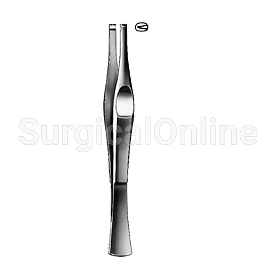 Michel Tissue Forceps With 1X2 Teeth 5.00"