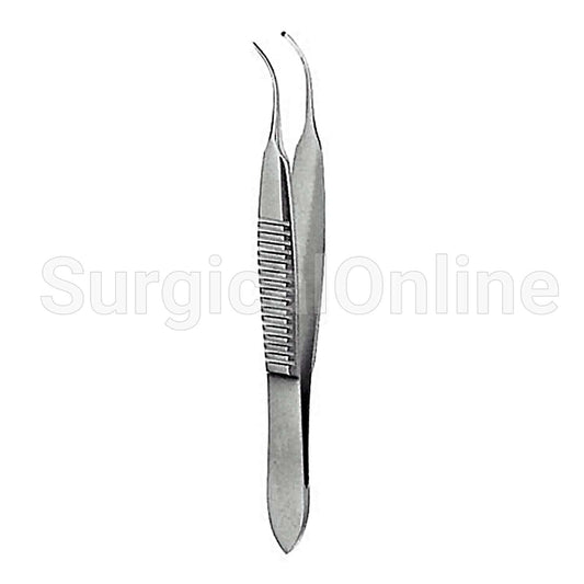Graefe Iris Forceps Full Curved. 1/2 Teeth 2.75"