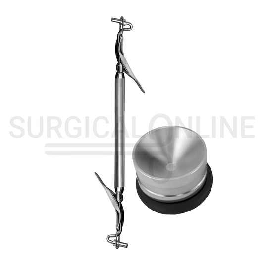 2 Pcs Amalgam Carriers Double Large/ Regular + Amalgam Well Set