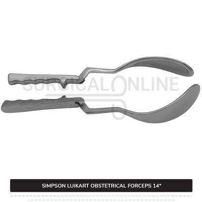 Simpson Luikart Obstetrical Forceps 14''