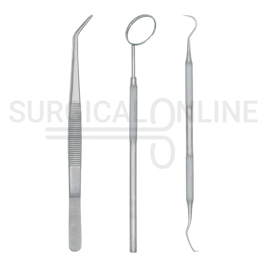 3 Pcs Basic Dental Examination Kit