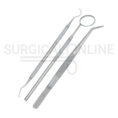 3 Pcs Basic Dental Examination Kit