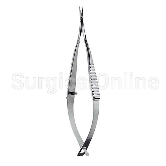 Vannas Spring Handle Scissors Straight 3.00"