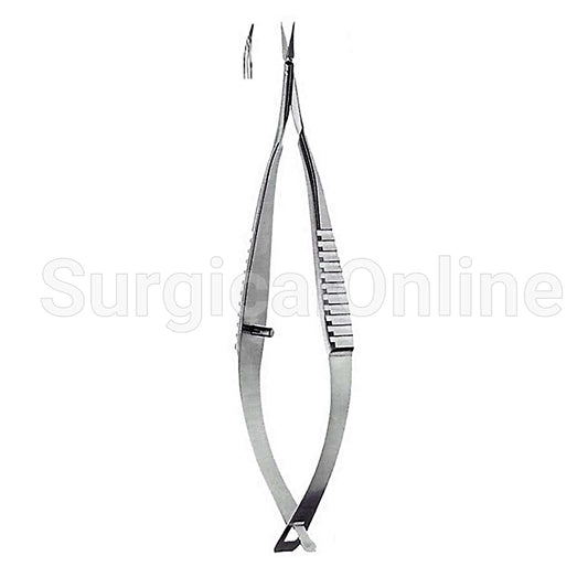 Vannas Spring Handle Scissors Curved 3.00"