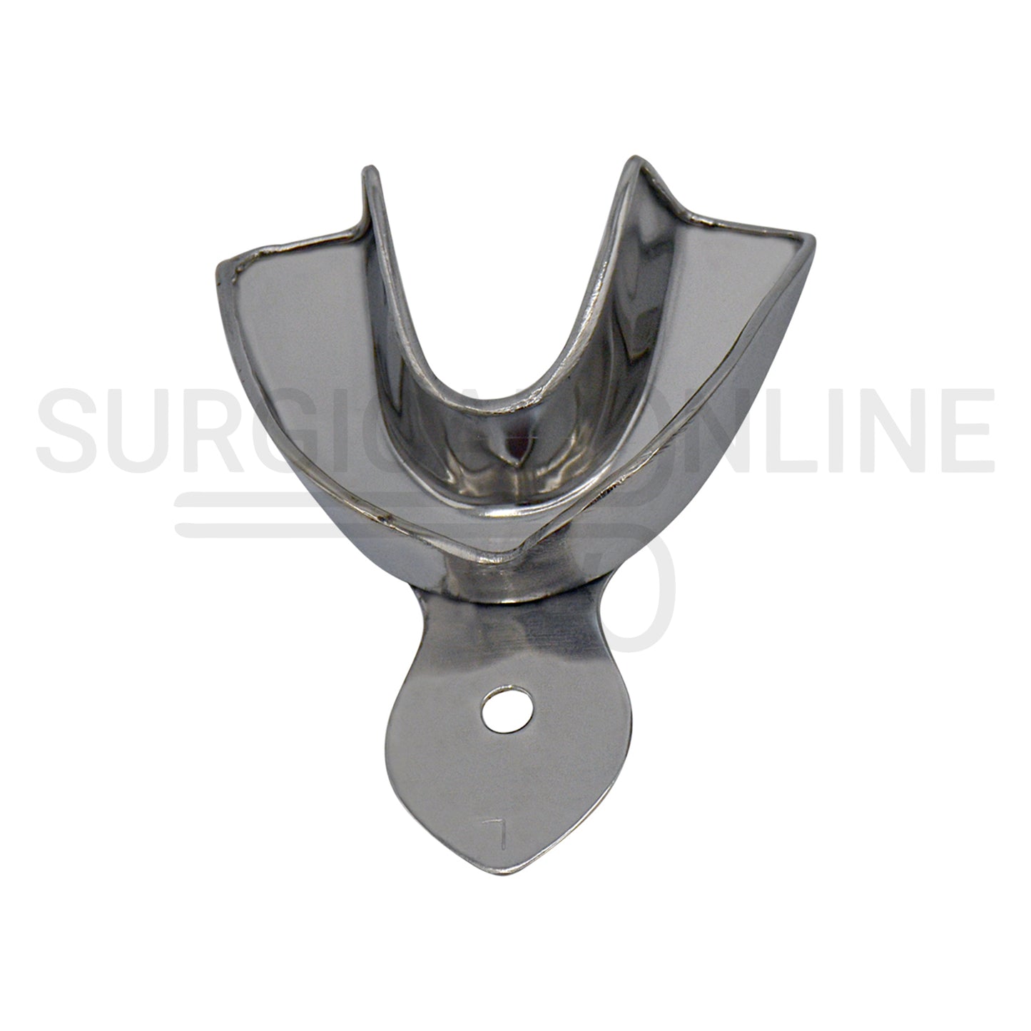 6 Pcs Metal Dental Impression Trays S, M, L Solid Set