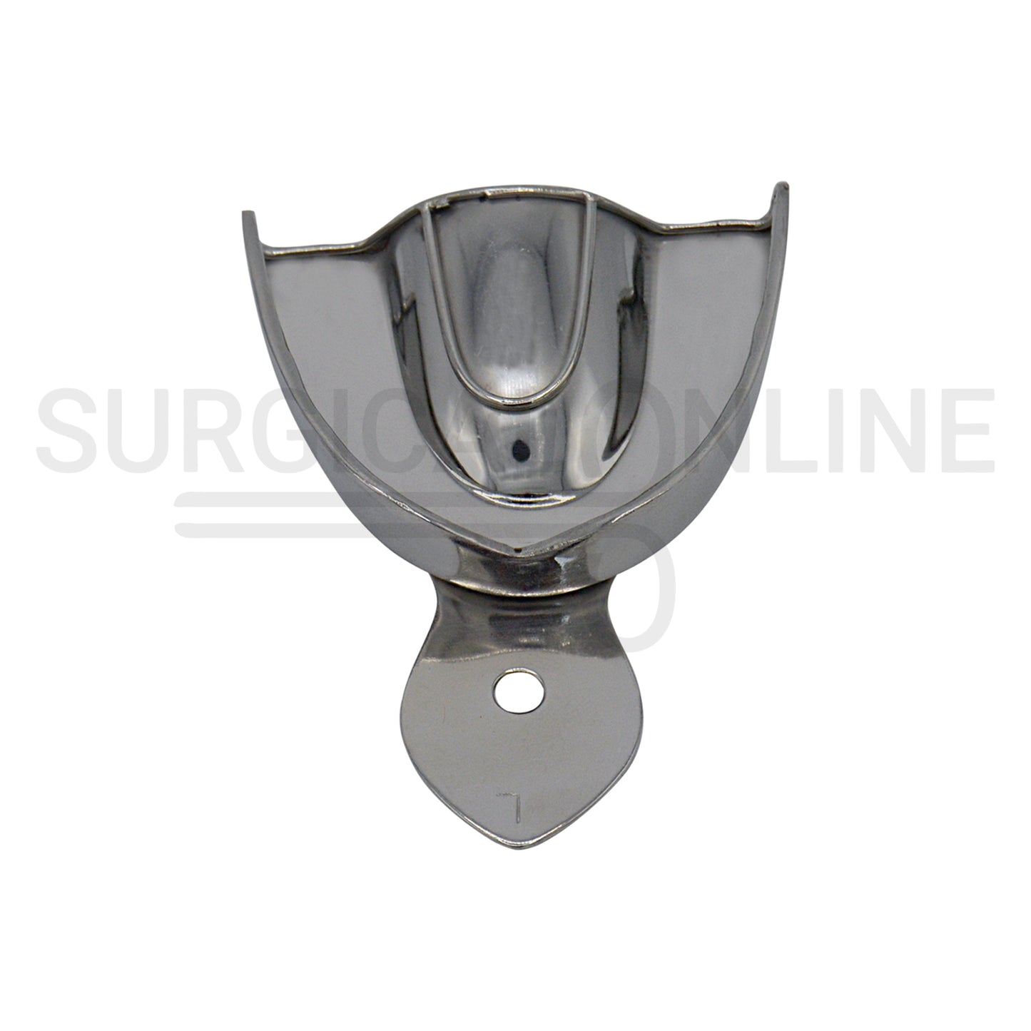 6 Pcs Metal Dental Impression Trays S, M, L Solid Set