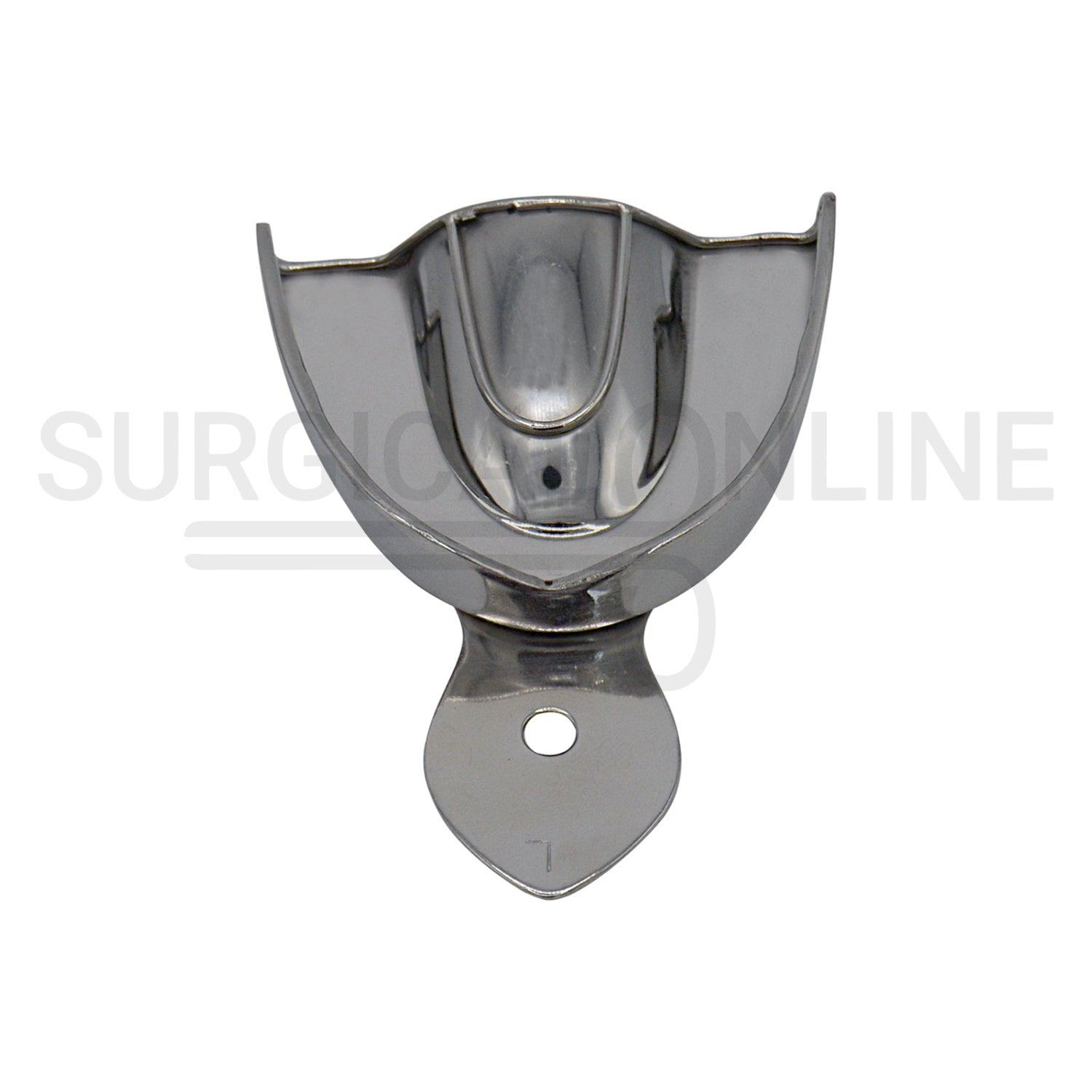 6 Pcs Metal Dental Impression Trays S, M, L Solid Set