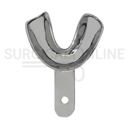 6 Edentulous Denture Metal Impression Trays Solid