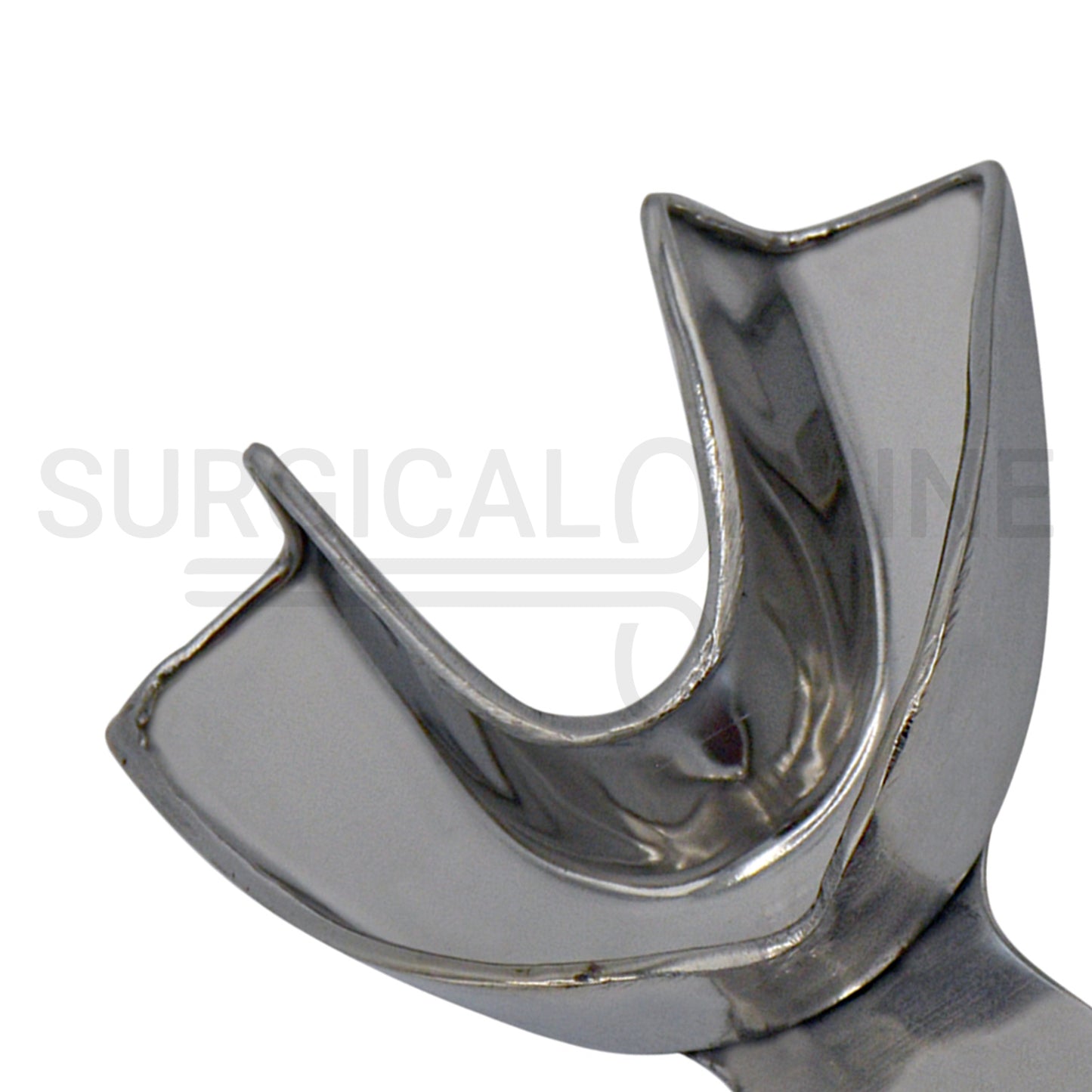 6 Pcs Pedo Metal Impression Trays Solid Set S, M & L