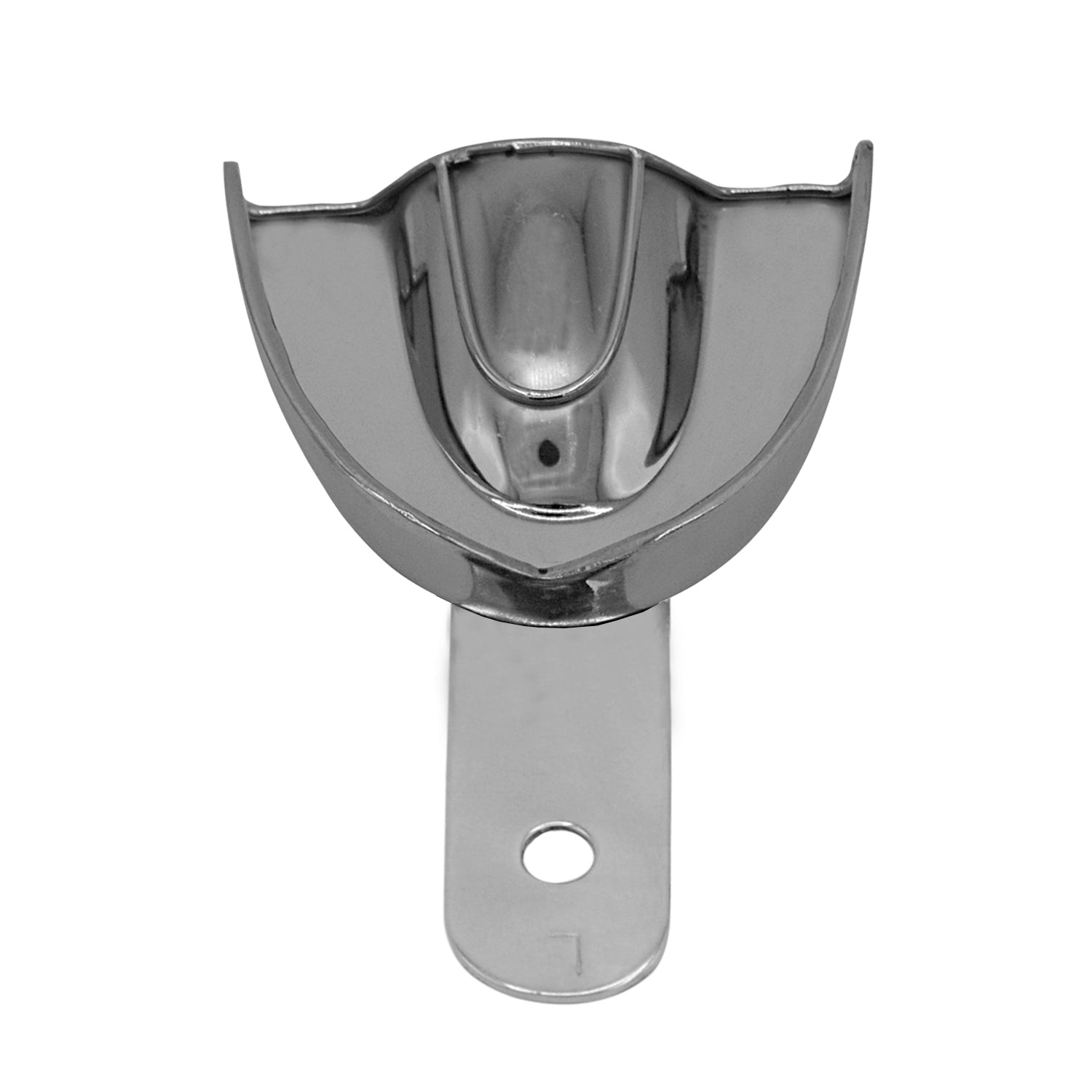 6 Pcs Pedo Metal Impression Trays Solid Set S, M & L