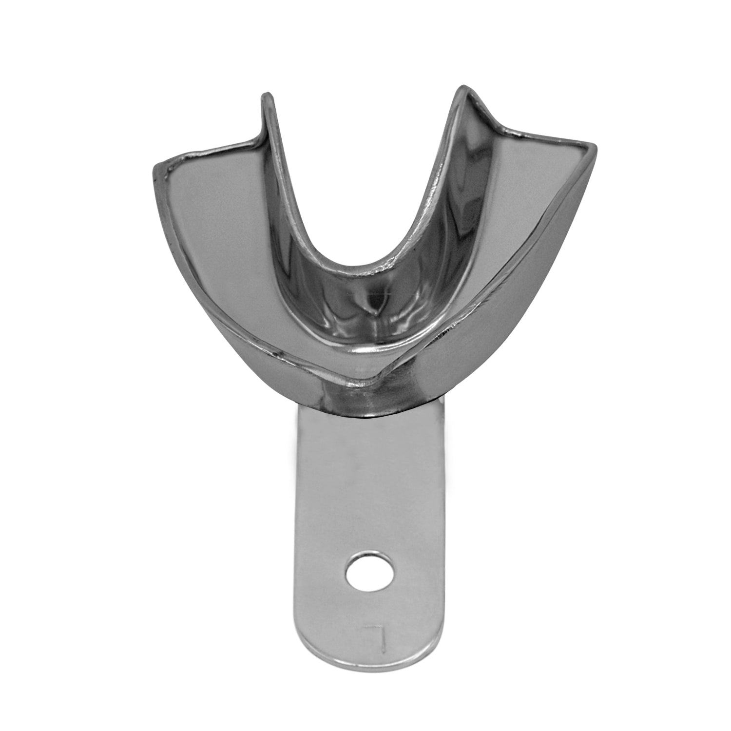 6 Pcs Pedo Metal Impression Trays Solid Set S, M & L