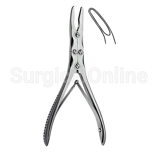 Kleinert-Kutz Rongeur Full Curved 3mm X 8mm Bite 6.00"
