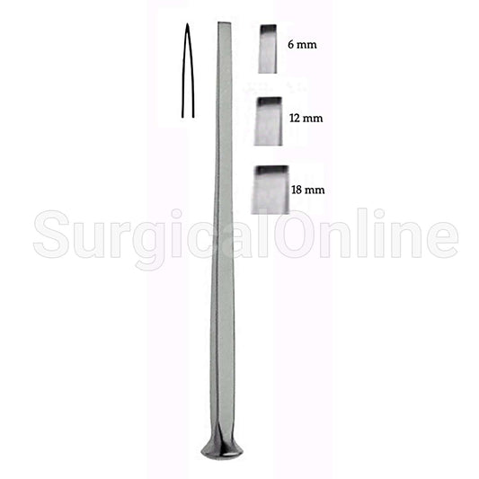 Us Army Pattern Osteotome 6.50" (16.5 cm) 12mm Wide
