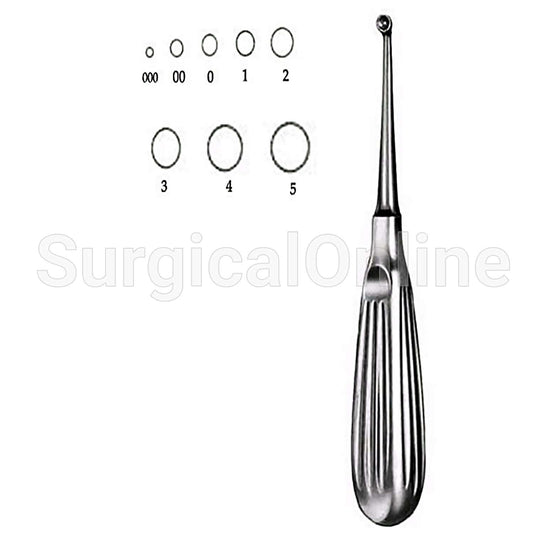 Bruns Curette 6.75" #3