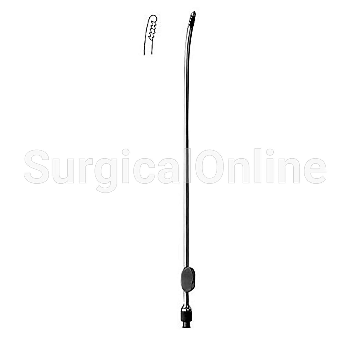 Novak Endometrial Suction Biopsy Curette 9.75" (24.8 cm), With Luer Hub, 4 mm Standard