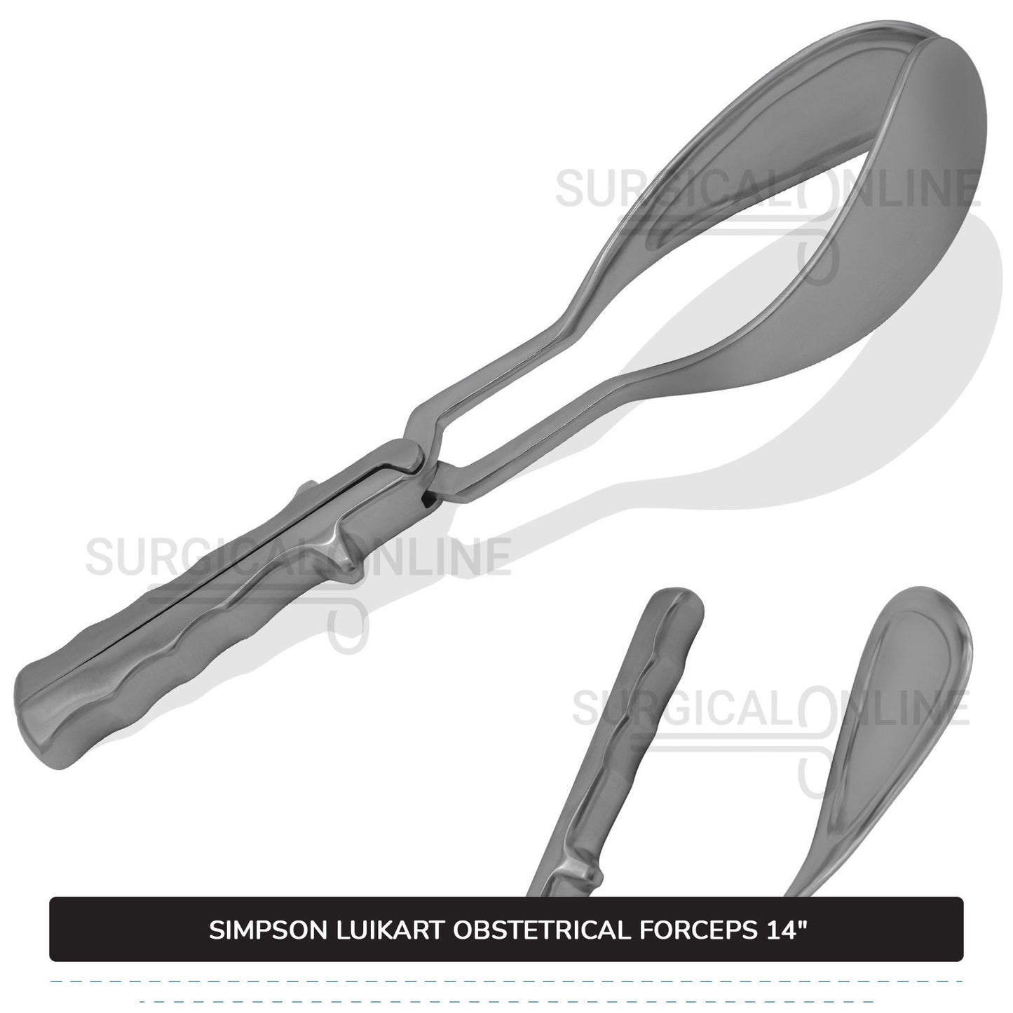 Simpson Luikart Obstetrical Forceps 14''