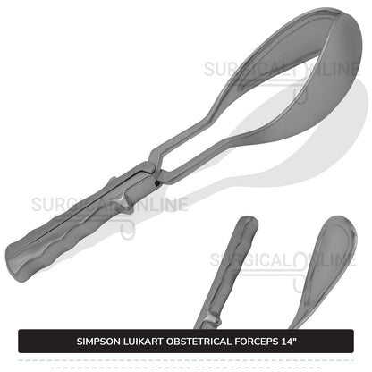 Simpson Luikart Obstetrical Forceps 14''