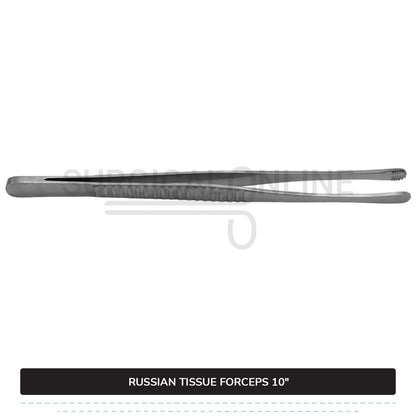 Russian Tissue Forceps 10"