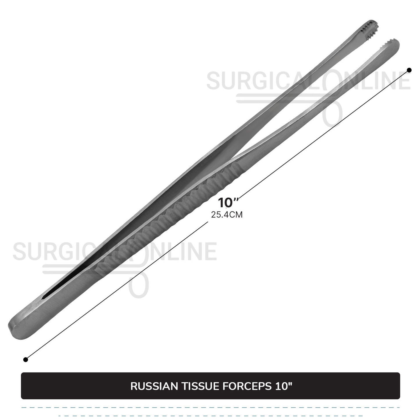 Russian Tissue Forceps 10"