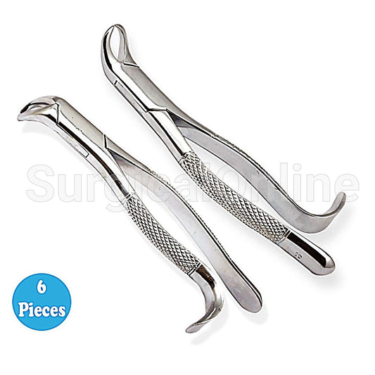 6 Extracting Forceps Dental Surgical 16