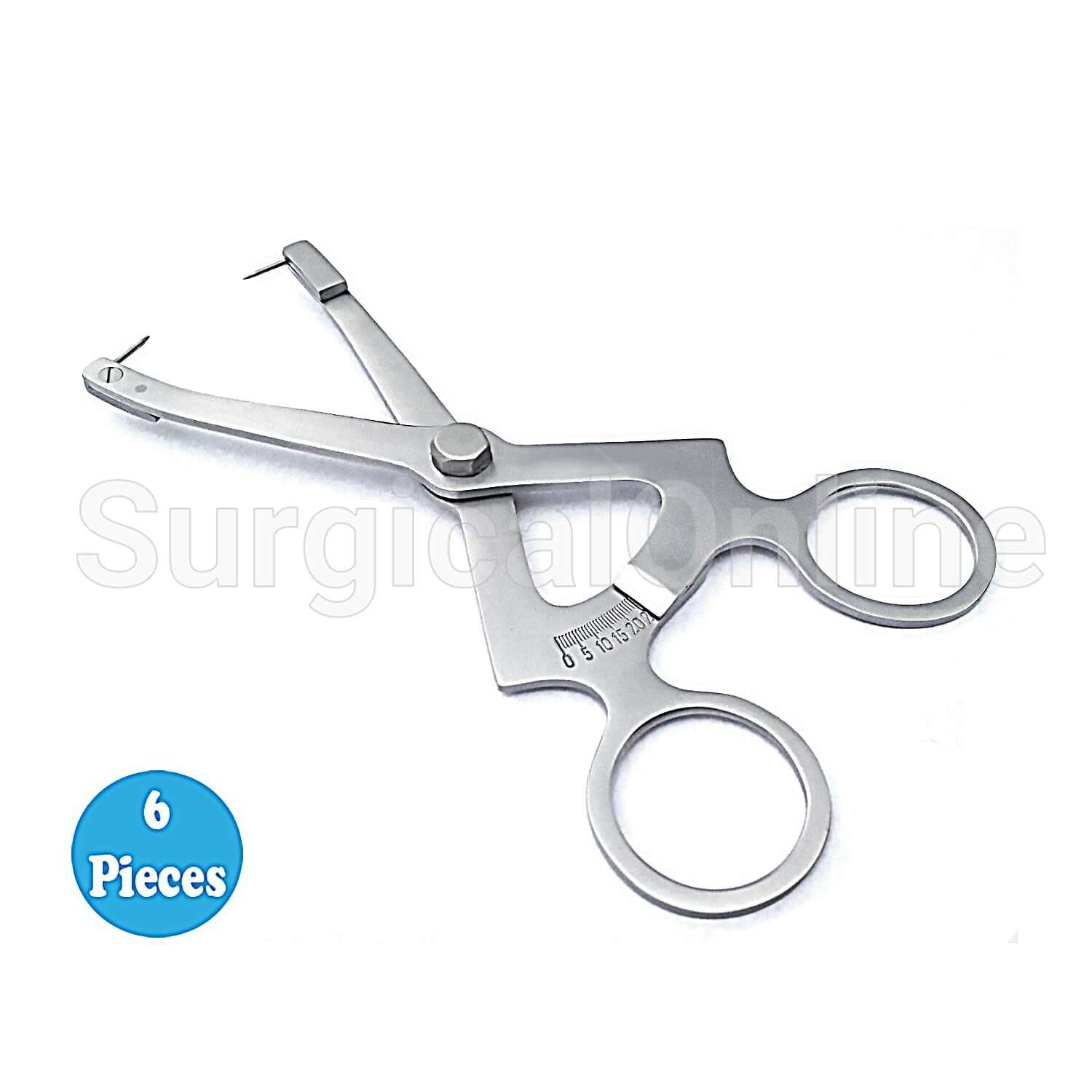 2-Piece Stainless Steel Dental Lab Instrument Set - Boley Gauge & Iwanson Gauge