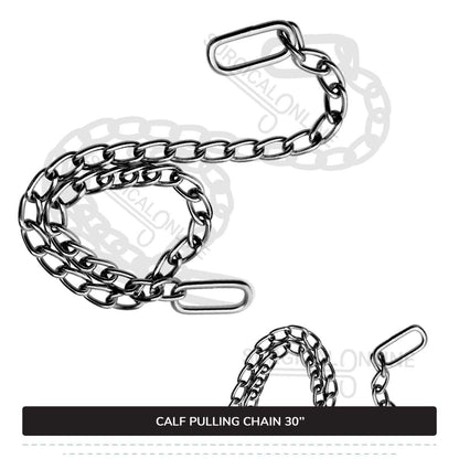 Calf Puller Chain 30" Stainless Steel Cattle Birth Delivery Surgical Veterinary Instruments