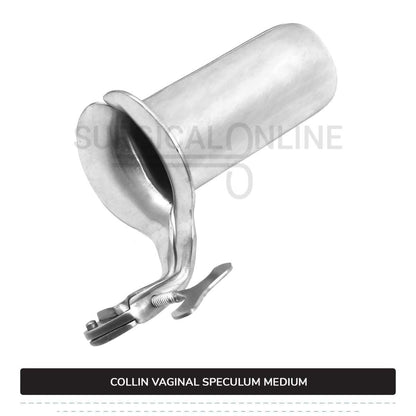 Collin Vaginal Speculum, Medium Size 1 3/8" (3.5 cm) X 4" (10.0 cm)