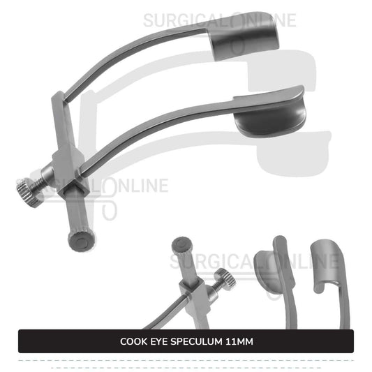 Cook Eye Speculum Child 1 7/8″ (4.7cm) With Solid Blades 11mm x 3mm Spread 27mm Ophthalmic Instruments