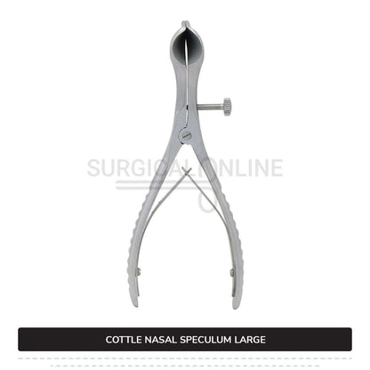 Cottle Septum Speculum Large 6″ (15.2 cm), With Set Screw, Narrow 75mm Long Blades