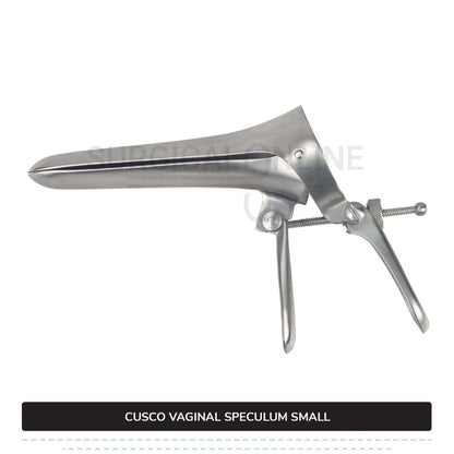 Cusco Vaginal Speculum Small, With Side Screw, 1 1/4" (3.2 cm) X 3 1/2" (8.9 cm)