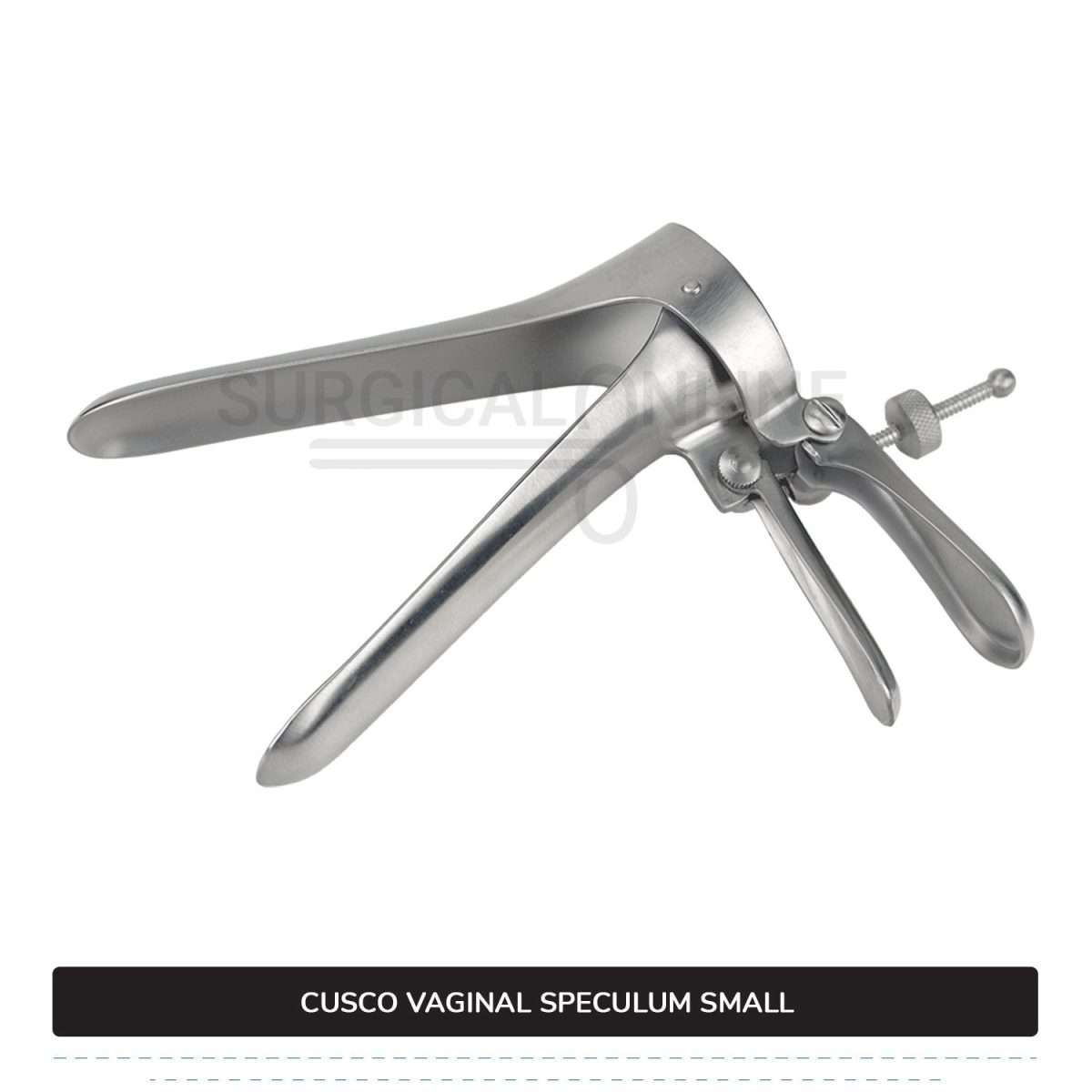 Cusco Vaginal Speculum Small, With Side Screw, 1 1/4" (3.2 cm) X 3 1/2" (8.9 cm)