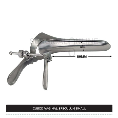 Cusco Vaginal Speculum Small, With Side Screw, 1 1/4" (3.2 cm) X 3 1/2" (8.9 cm)
