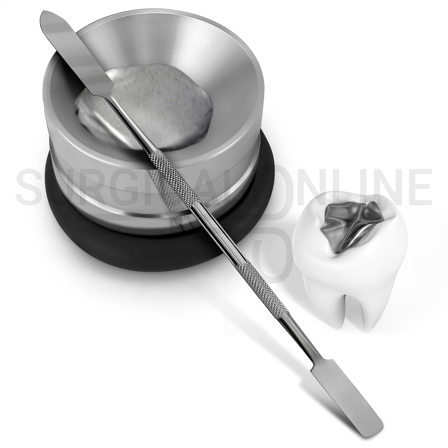 Dental Amalgam Well with Non-Slip Base