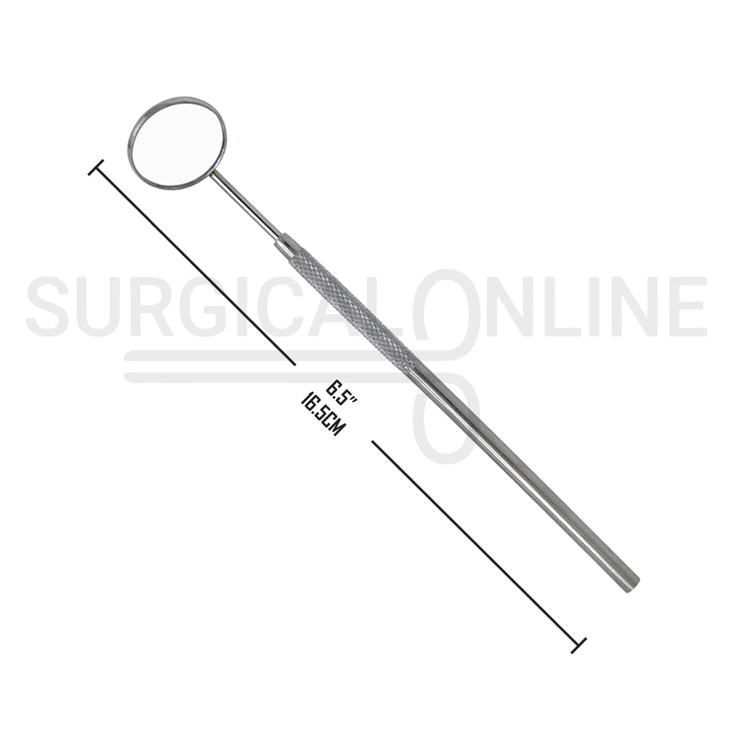 Dental Mouth Mirror #5 with Solid Handle