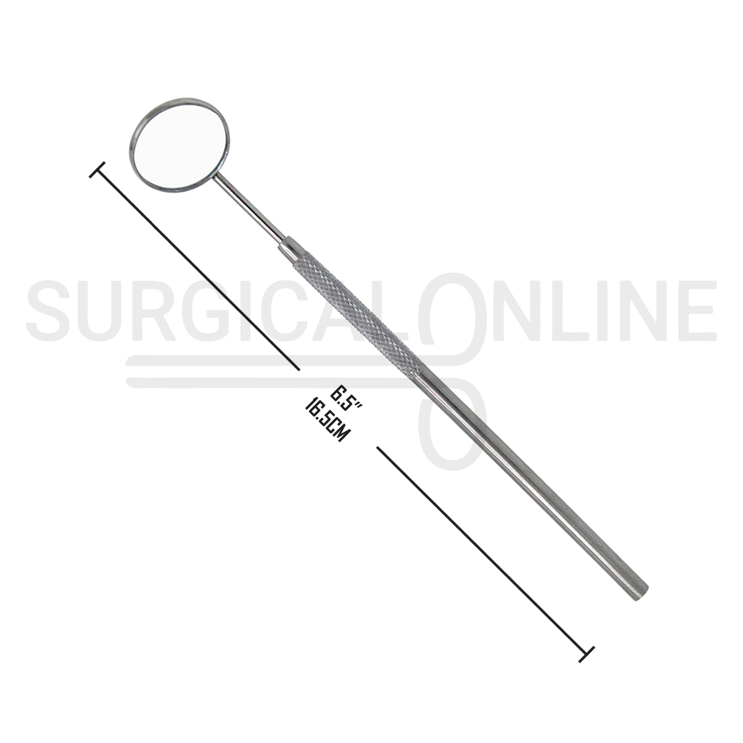 Dental Mouth Mirror #5 with Solid Handle