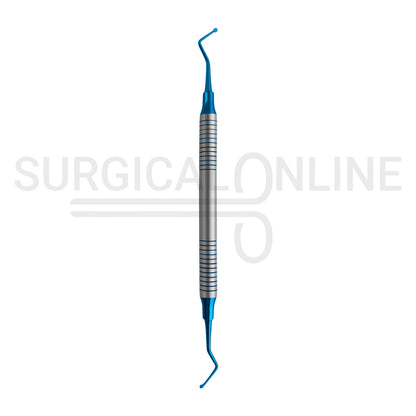 Excavator #19 Blue Coated Tips Hollow Handle