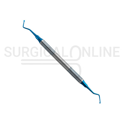 Excavator #19 Blue Coated Tips Hollow Handle