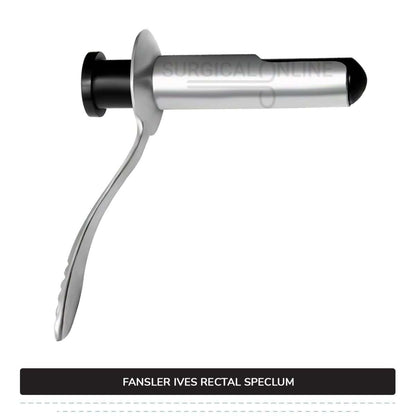 Fansler-Ives Rectal Speculum 2 3/4 x 1 1/8" Hollow Tube With Obturator, 3 1/4" Handle