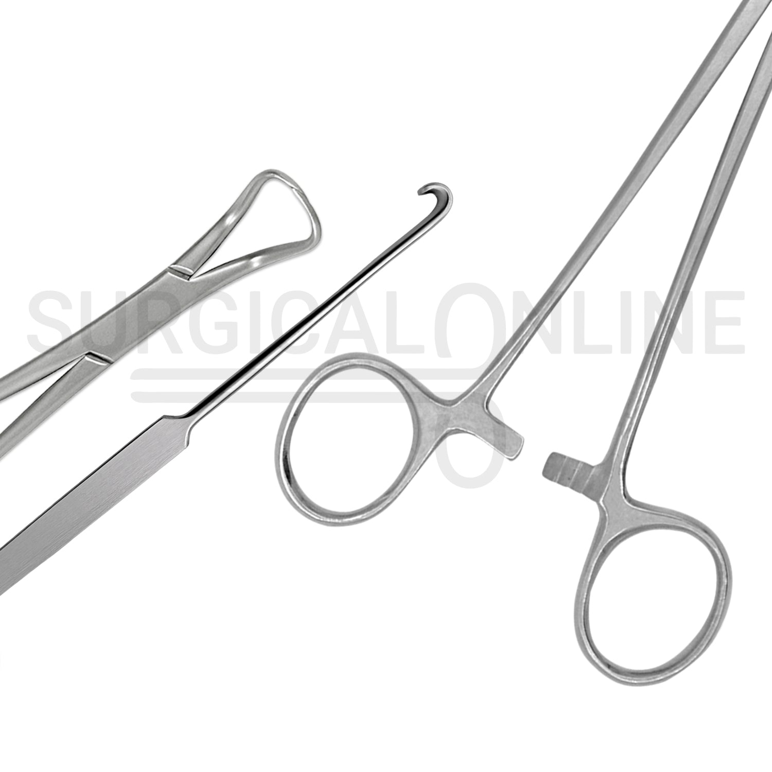 17-Pcs Feline Spay Kit Economy Grade Surgical Neuter Pack Set