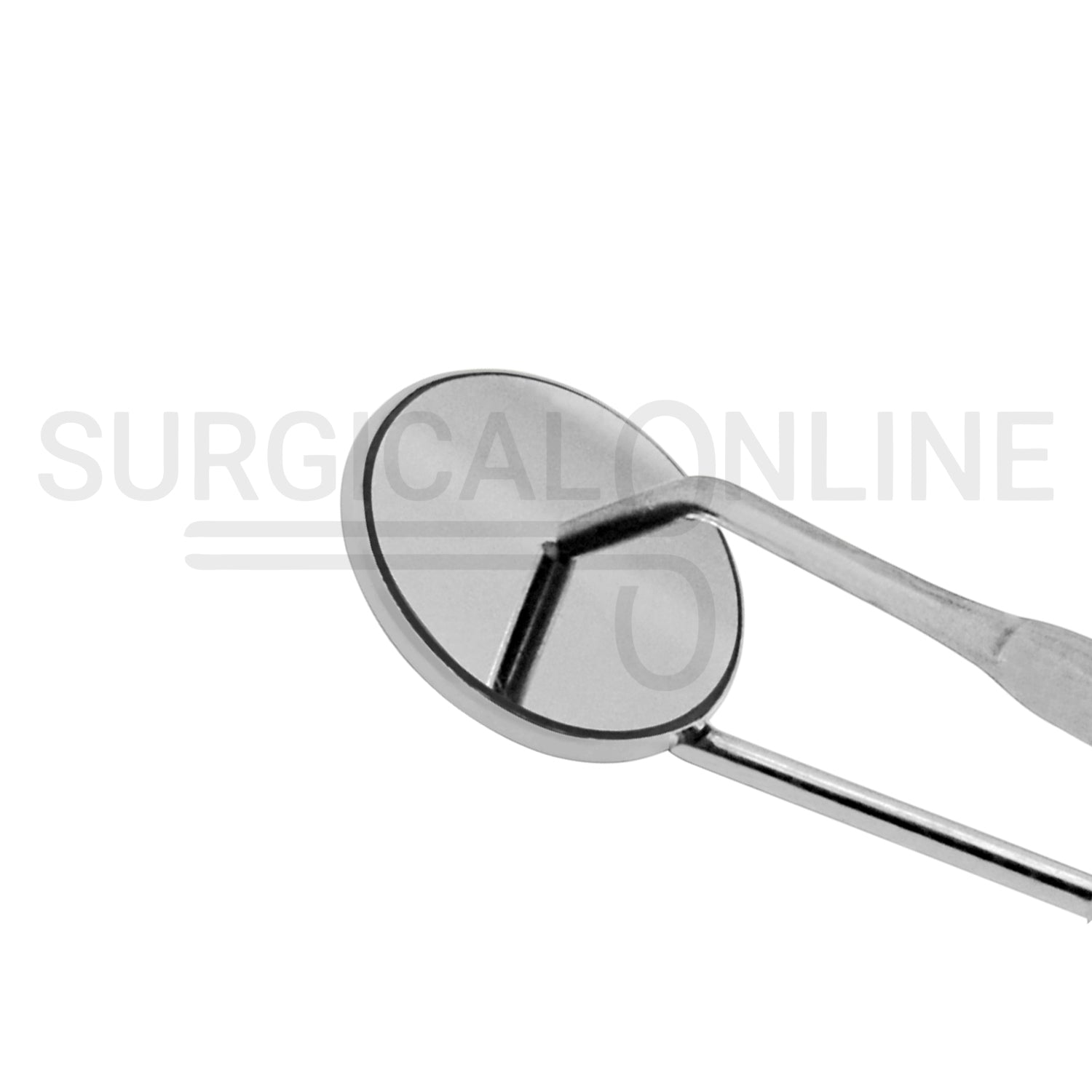 Front Surface Dental Mouth Mirror #5 with Handle