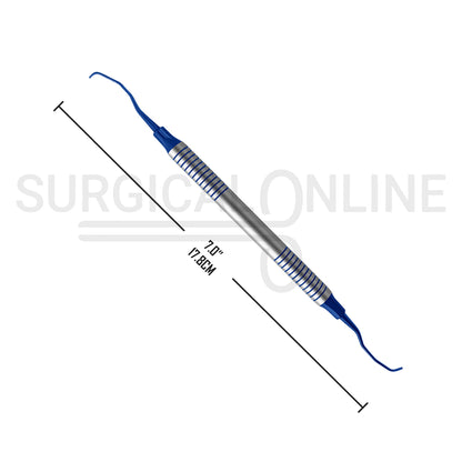 Dental Gracey Curette 11/12 Blue Coated Tips
