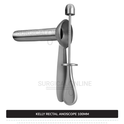 Kelly Anal Anoscope, 4" (10 cm) Long X 7/8" (2.2 cm), Outer Diameter With Obturator Rectal Speculum