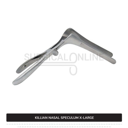 Killian Nasal Speculum X-Large 6" (15.2 cm), With Set Screw, 3.50" (8.9 cm) Long Blades
