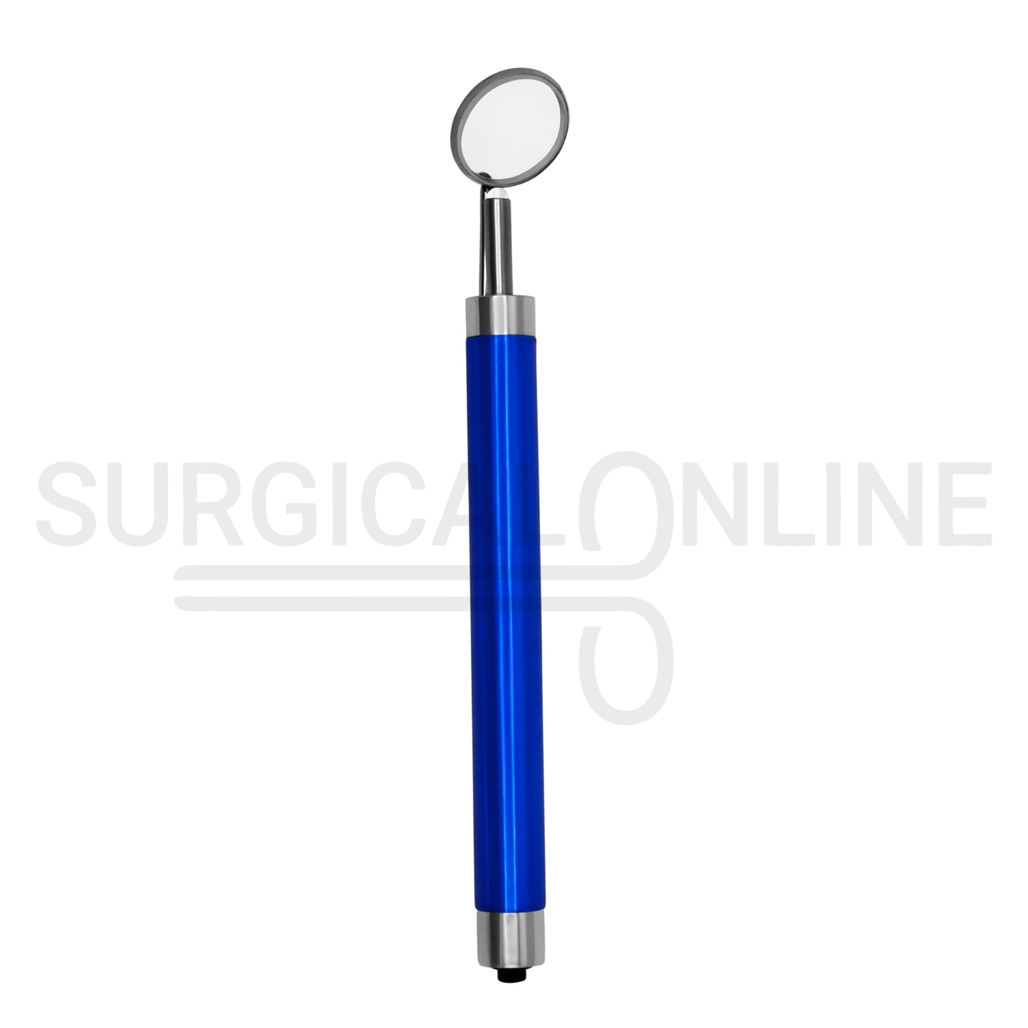 Dental Mirror with LED Light Blue Color Handle