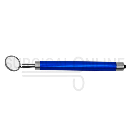 Dental Mirror with LED Light Blue Color Handle