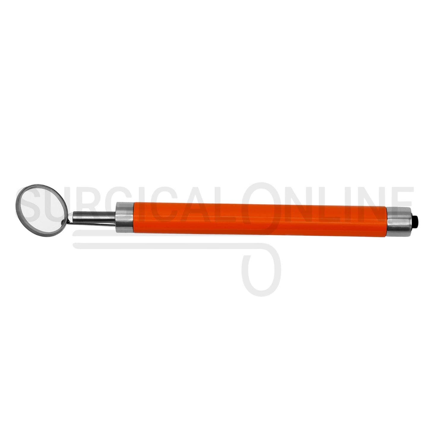 Dental Mirror with LED Light Orange Color Handle