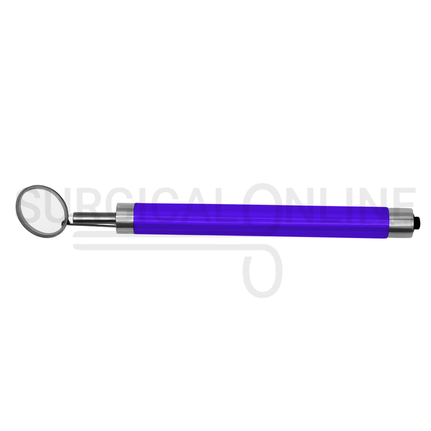 Dental Mirror with LED Light Purple Color Handle
