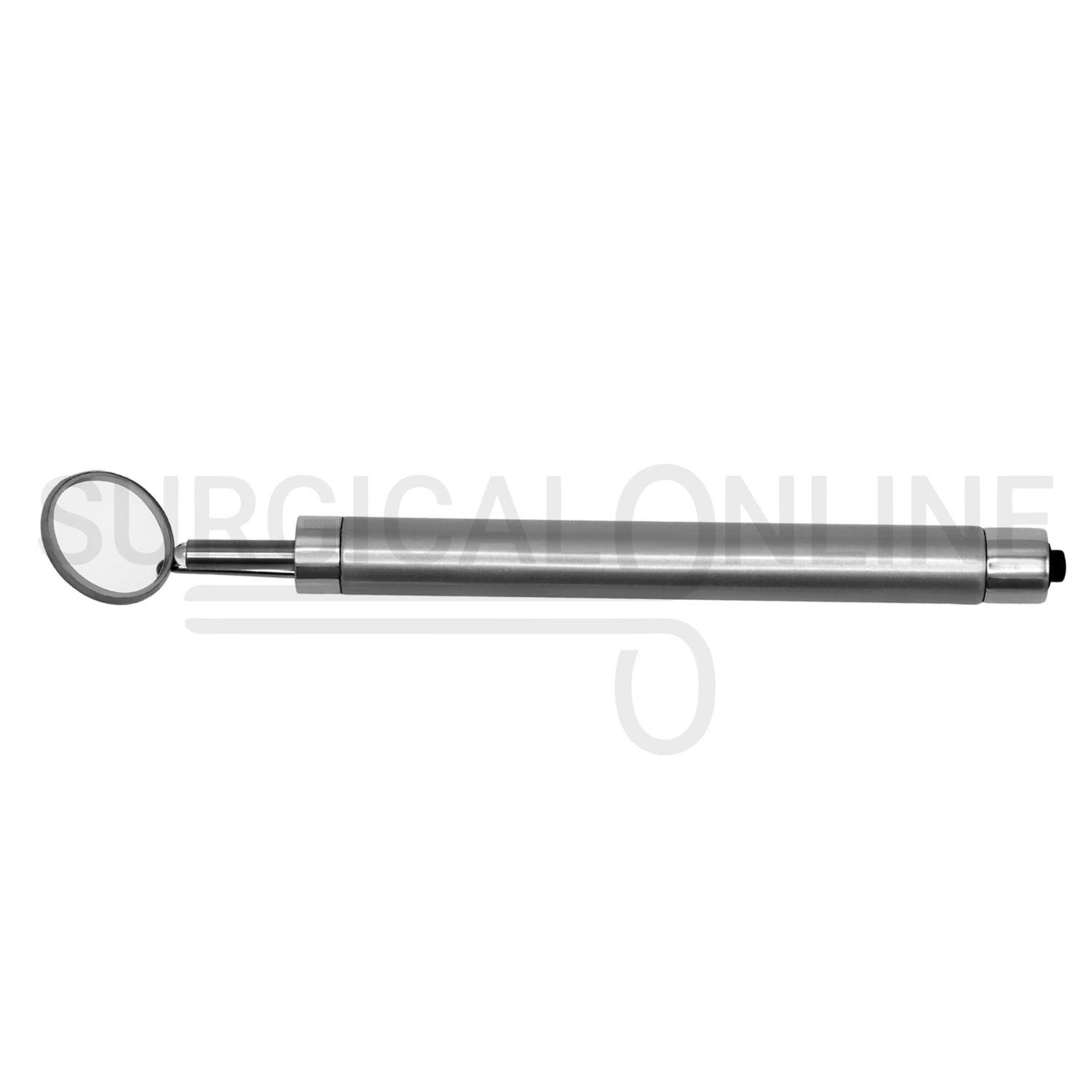 Dental Mirror with LED Light Silver Handle
