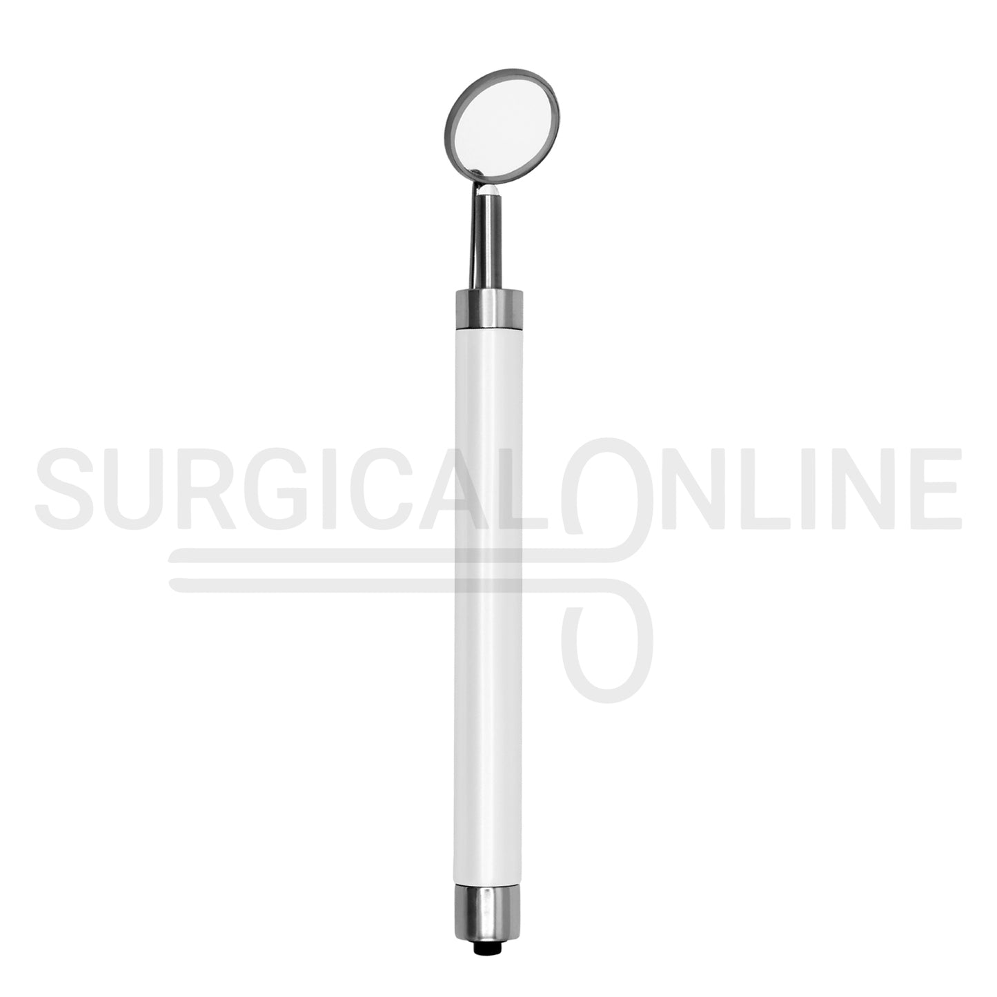 Dental Mirror with LED Light White Color Handle