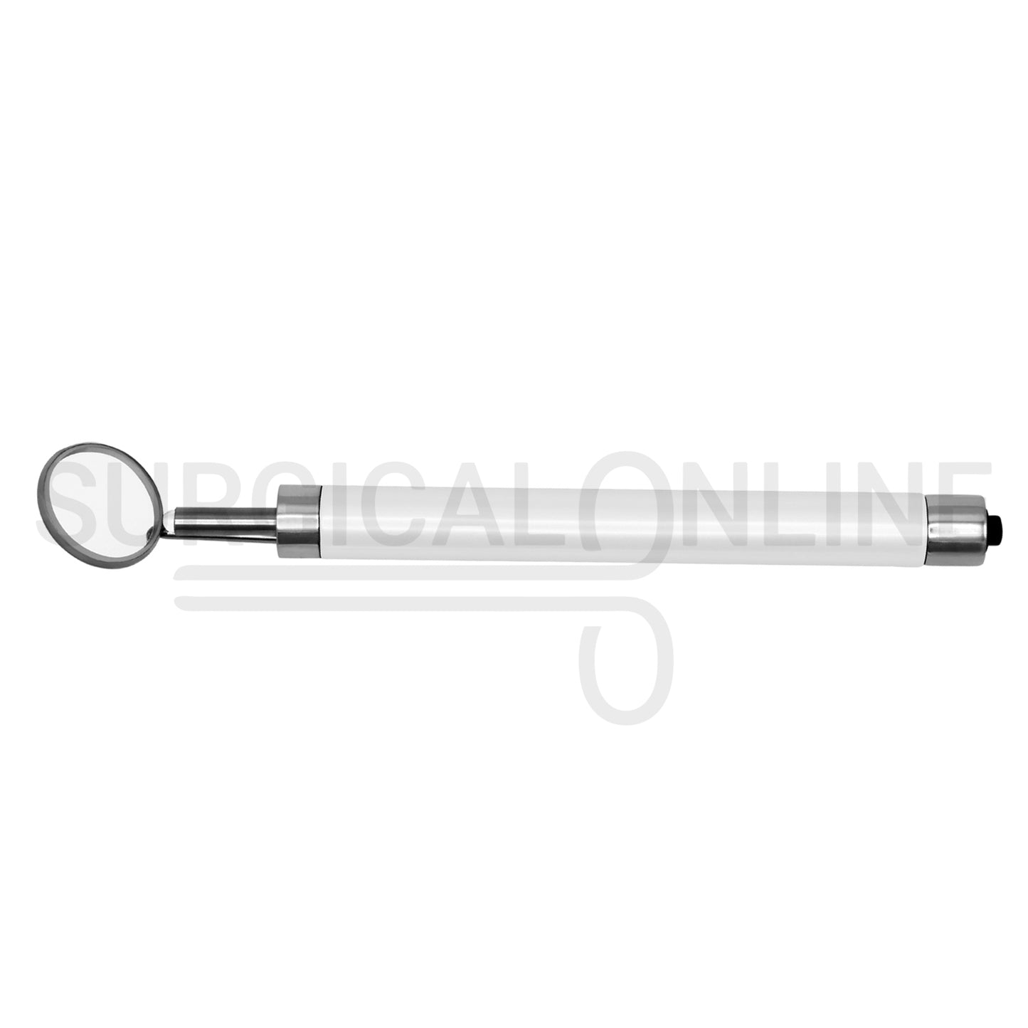 Dental Mirror with LED Light White Color Handle